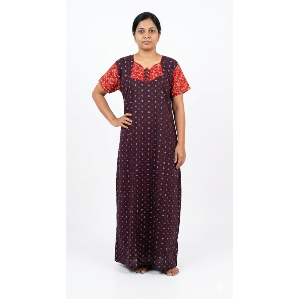 Women’s Cotton Printed Nightdress