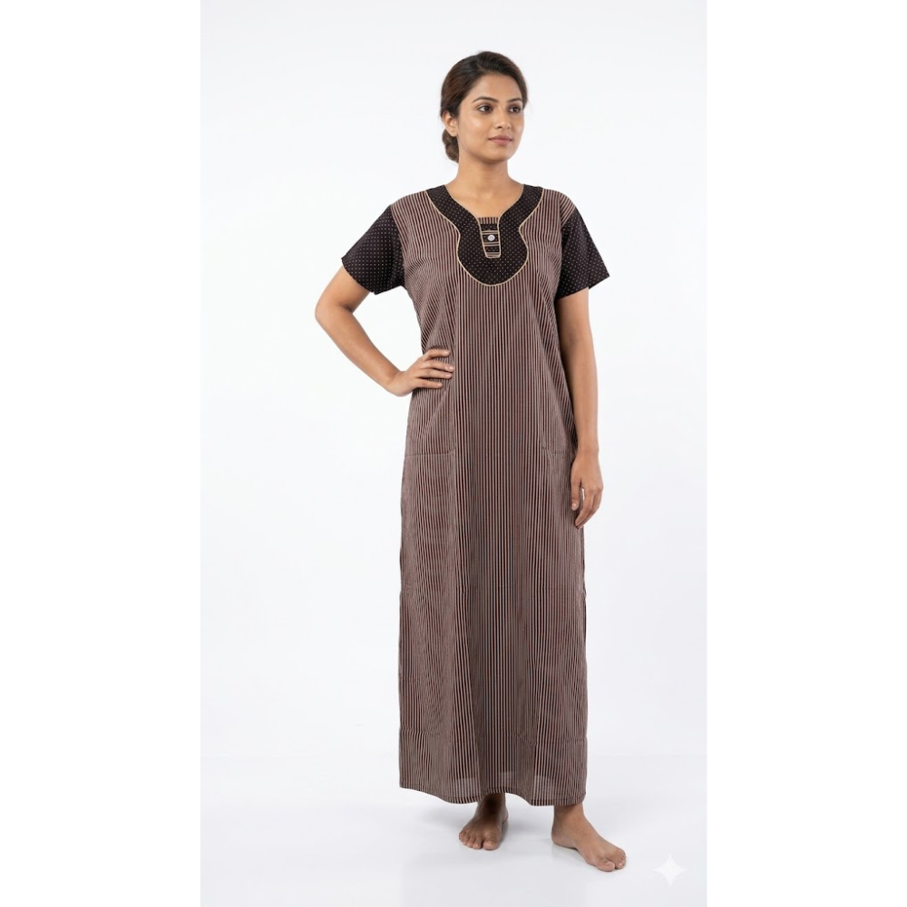 Ladies Printed Cotton Nightgown