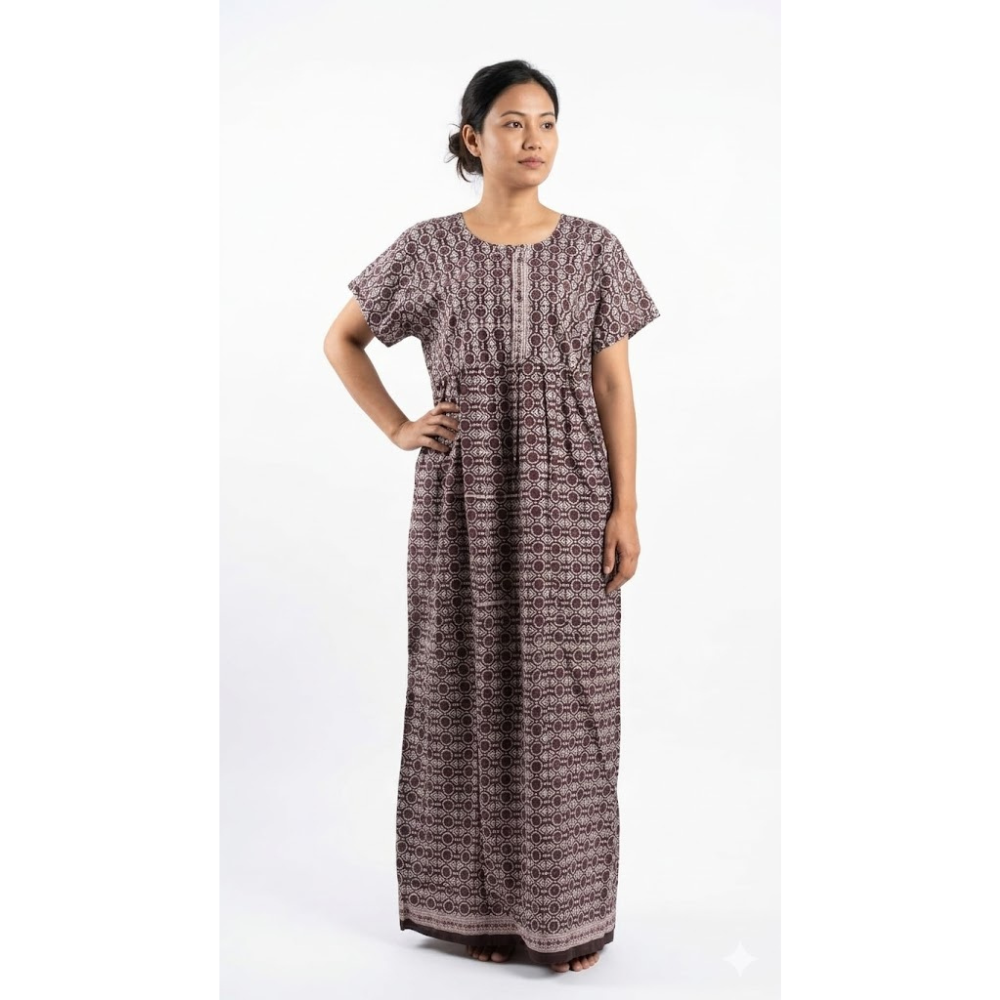 Women’s Ethnic Print Lounge Maxi Dress