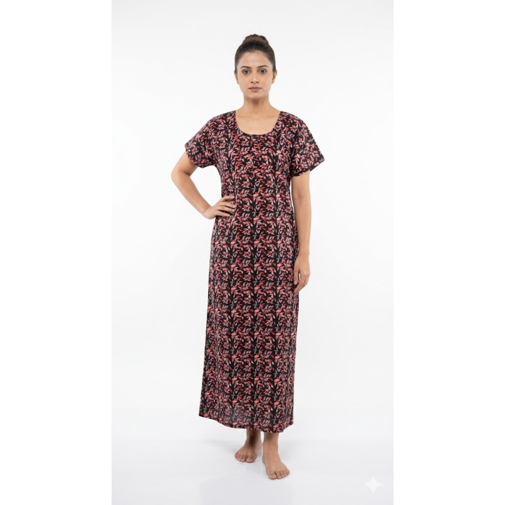 Midnight Blossom Maxi Dress