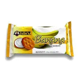 Julie’s Banana Flavoured Cream Sandwich