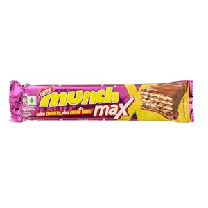 Nestle Munch Max Chocolate Coated Crunchy Bar