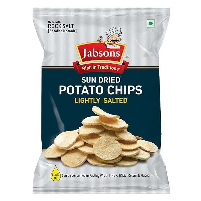 Jabsons Sundried Potato Chips Lightly Salted